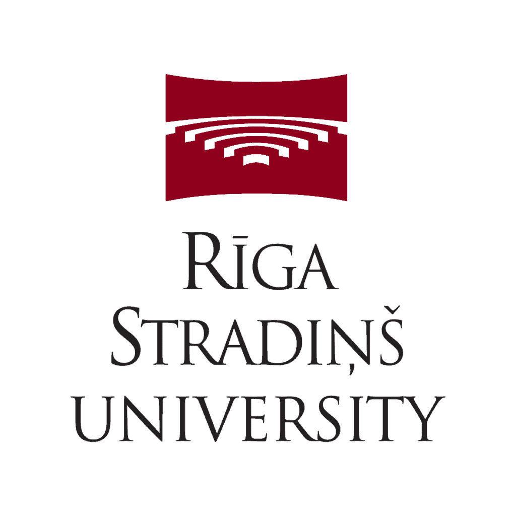 Riga Stradins University inngang på medisinsk studie campus.